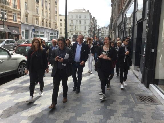 Fredag 20.mai. Møte med Brussel by i Rådhuset på Grand Place (!) hvor vi ble ønsket velkommen av borgermesteren, Yvan Mayeur.