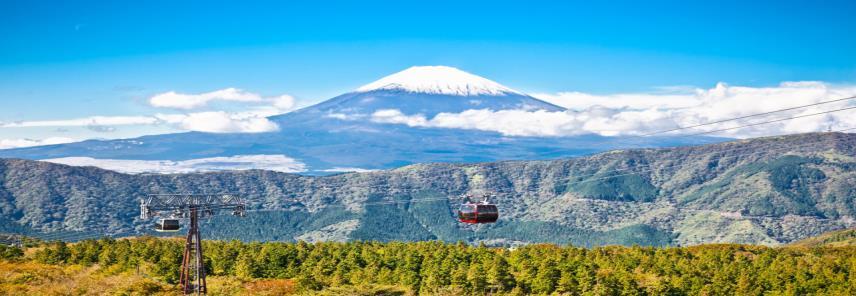 TIRSDAG Dag 5, HAKONE- KYOTO Frokost på hotellet + utsjekk 08:30 Oppmøte i resepsjonen. Utflukt til Hakone Nasjonalpark 09:15 Båtcruise på den vakre innsjøen Lake Ashi. Deretter en tur på Mt.