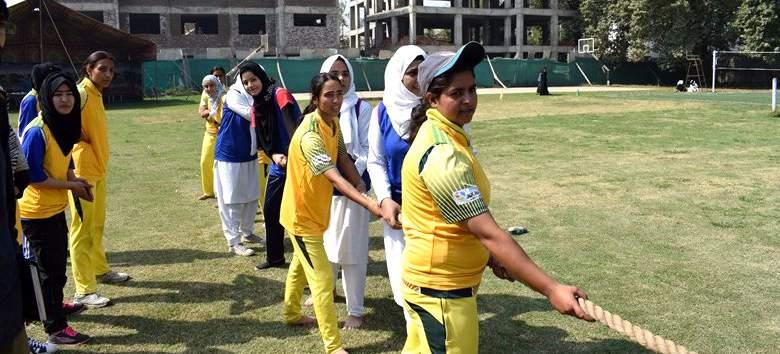 cricket, badminton, etc matches were played.