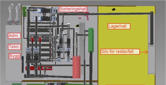 7.3 Bygningsareal Etter oppdateringen vil man ha behov for følgende bygningsareal og tomtestørrelse: Opprinnelig areal, m 2