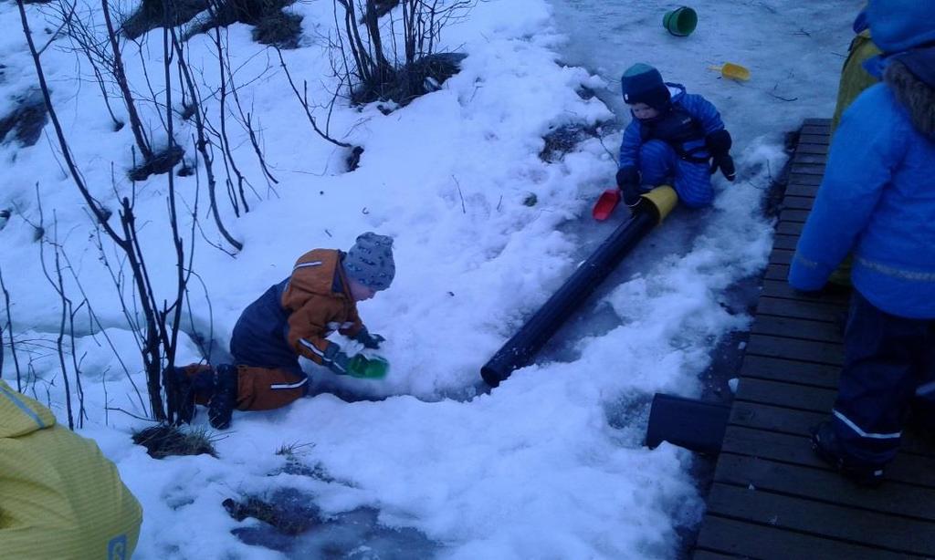 UTELIV OG FYSISK AKTIVITET Vi har hatt alt fra regn til snø til mange minus grader og vi har kost