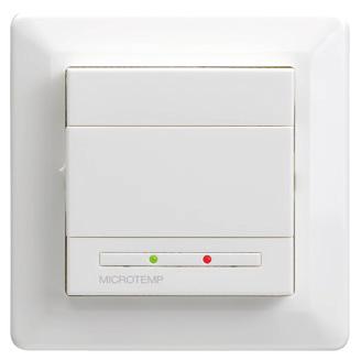 0 Termostat for MicroVarm MicroVarm er en varmeovnserie som består av 5 varmelister og 7 panelovner med varmeeffekt fra 300-2000W.