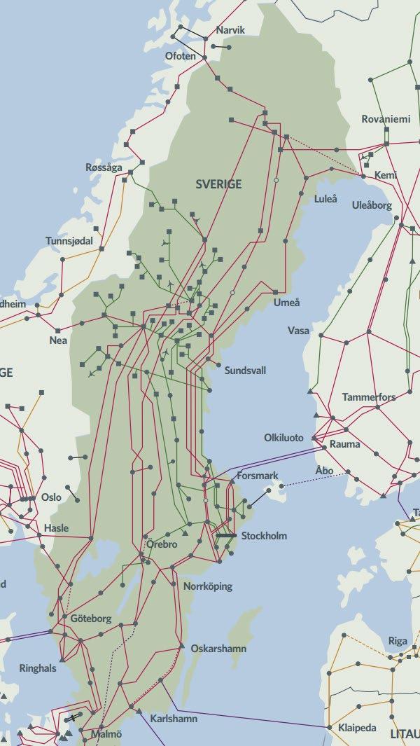 Flaskehals nord-sør i Sverige er en