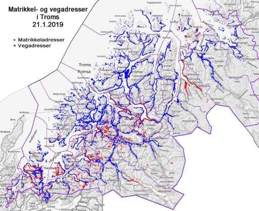 I Troms  økt med 3,3 prosentpoeng fra 90,7 %