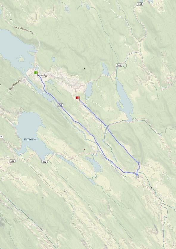 LONEVÅGRUNDEN TEMPO 2019 (F3D-3) Løype: Klasser: Start ved Osterøy Idrettspark, start like før krysset FV 368/FV363. Mål samme sted.