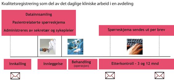 Gangen i registreringen Figur 1: Figuren viser gangen i registrering