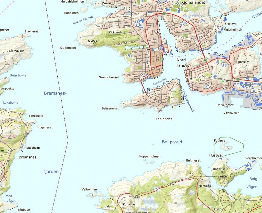 Metode Bølgene som kommer inn Bolgneset vil være lokalt genererte vindbølger og dønningsbølger fra åpent hav.