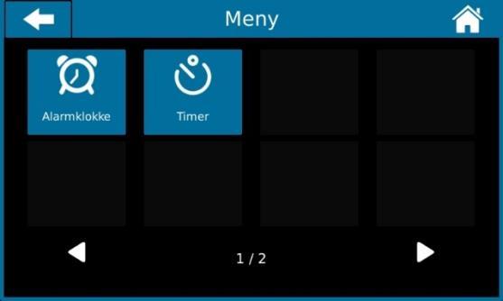 5. Innstillings-meny IRIS har en innstillings-meny for å stille vekkerklokke, justere dato/tid, starte nedtelling/timer, lysstyrke, samt se informasjon om produktet og hvilke funksjoner som er valgt.