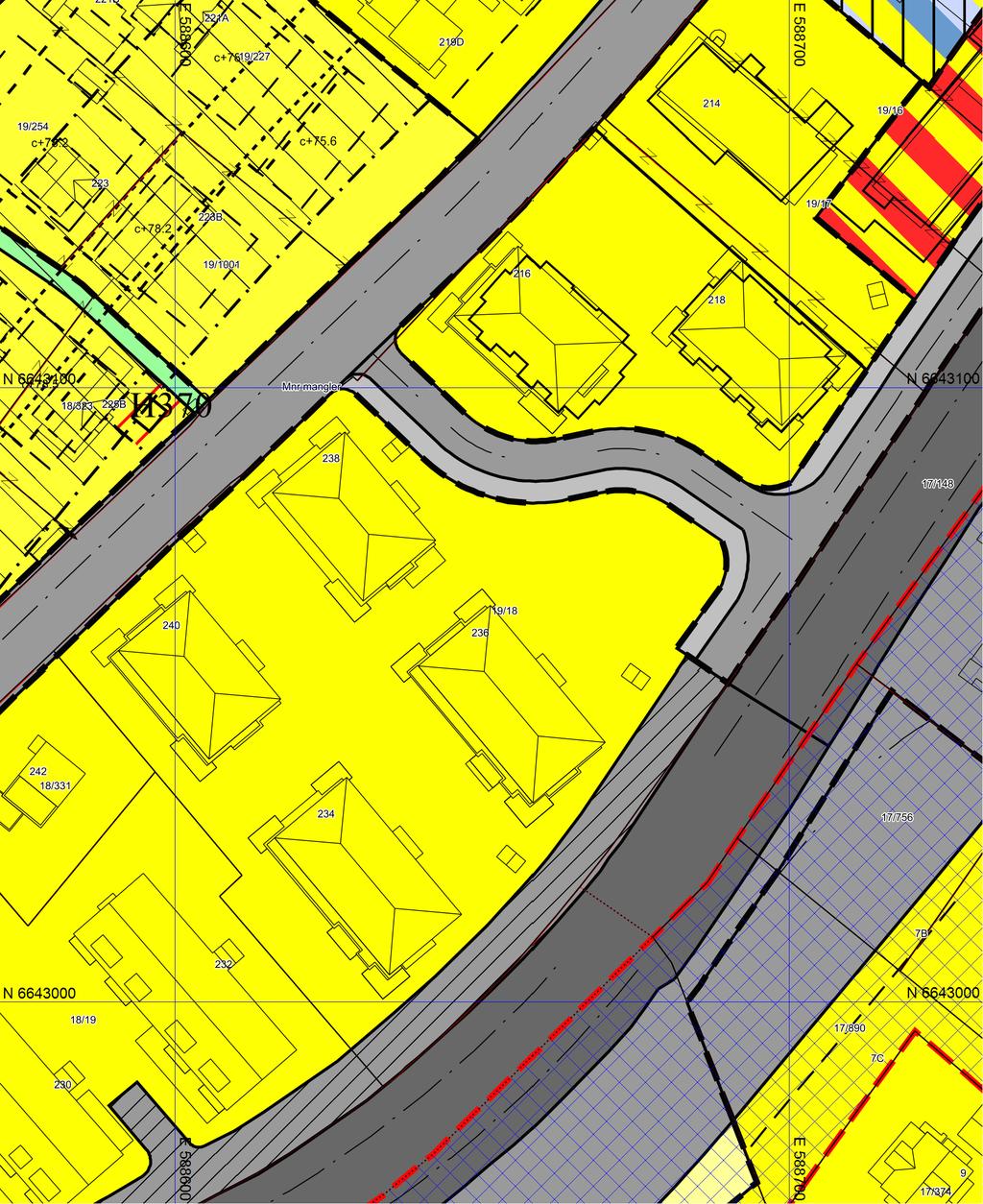 Plankart Bærum kommune Eiendom: Adresse: Dato: Målestokk: 19/18/0/21 Bærumsveien 234 04.03.