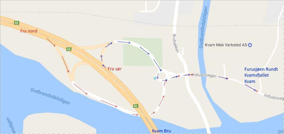 Veibeskrivelse og kart Stadion er lokalisert på Rudland Fjellsenter ved Rondablikk, ca. 13 km fra E6. Adresse: Breiensdokka 9. Fra E6 er det skiltet til Kvam og Kvamsfjellet.