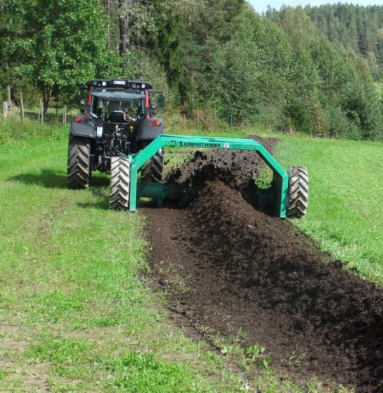 Trinn 2 Spredning av kompost For bedre jordstruktur, tilføre mikroliv og øke det organiske innholdet i dyrka mark: Tilskudd til spredning av kompost som er egenprodusert eller produsert i samarbeid