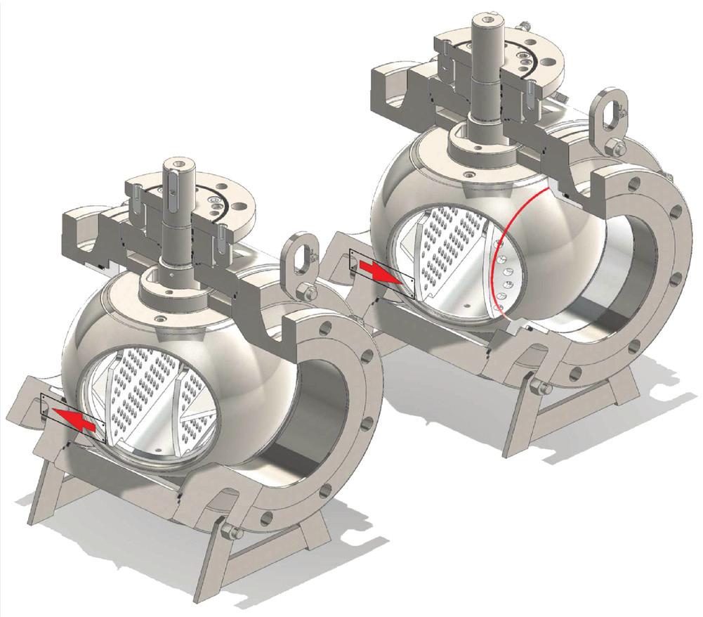 CONTROL BALL VALVES FRA PIBIVIESSE Kontroll kuleventilen er allerede et etablert produkt på markedet, men vi ser nå at ventilen blir brukt og etterspurt i mye større grad enn bare for noen få år