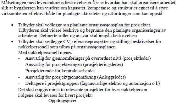 04.04.17 Tildelingskriterium O: Organisering