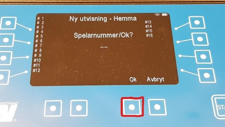 og deretter «OK» Det er ikke nødvendig å