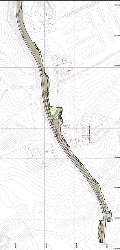 Beskrivelse av planen Planen er delt opp i tre delstrekninger: 1. Hallset Lysklett S 2. Lysklett S Lysklett N 3.