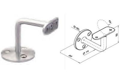 042 Håndrekke - 42,4mm Håndrekke - Flat