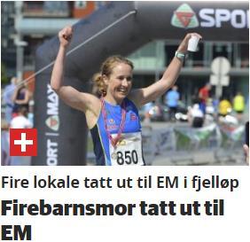fjelløp etter mange gode resultater. Det var hennes debut for Norge og endte med en flott 27.