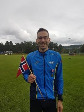 NM terrengløp lang, Trondheim: Trygve Andresen løp i veteranklassen og ble nr. 8.