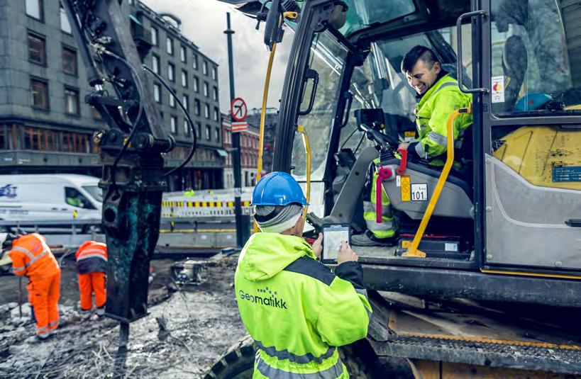 GRAVEMELDING OG KABELPÅVISNING (2) Maskinfører kan nå få digitale ledningsdata