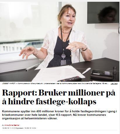 sentrale strøk har forskjellige