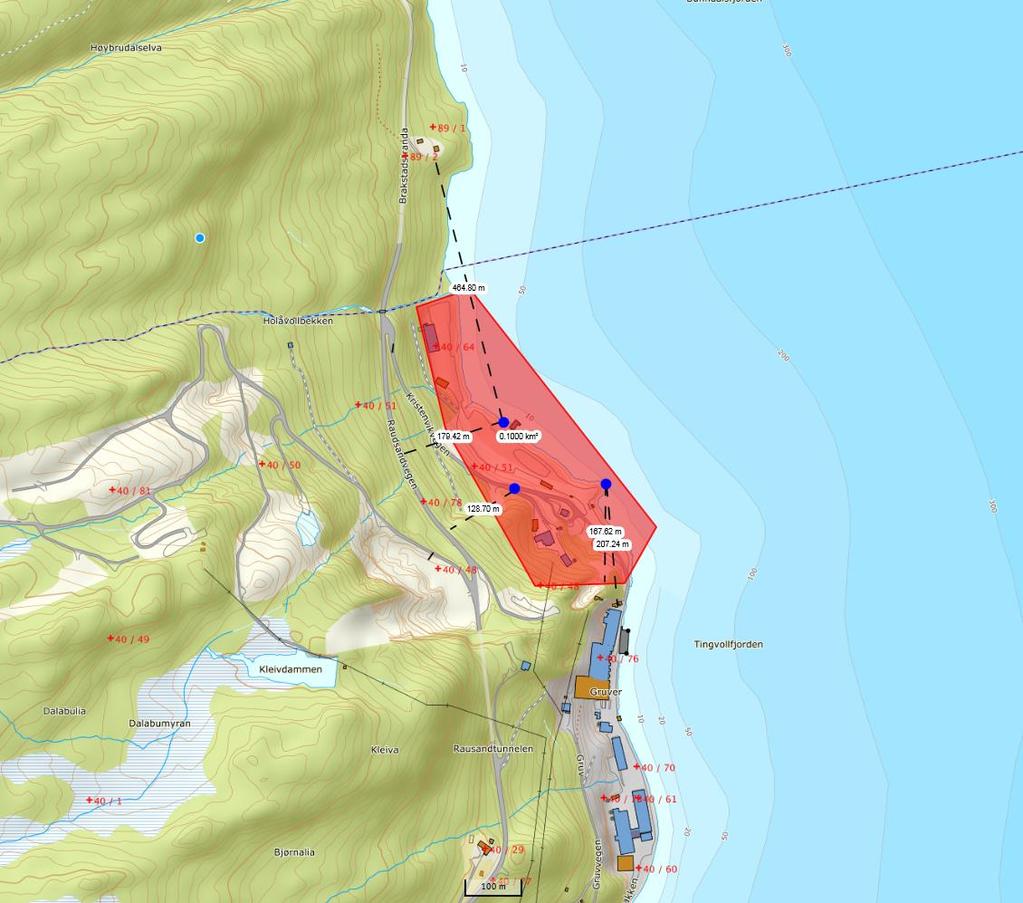 Vurdering av naboforhold I det aktuelle reguleringsområdet vil det være følgende naboer til den aktuelle tomten: gnr/bnr hjemmelshaver adresse 40/1 Veidekke ASA pb 505 Skøyen, 0214 Oslo 40/6 Veidekke