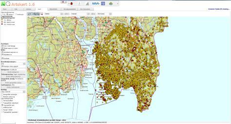 gir god oversikt Artskart må