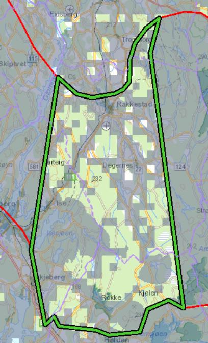 Myke og harde eksklusjoner er satt sammen på kartet under: NVE viser til en føring om at de skal pek ut «større områder».