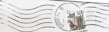 Stempel nr. 25 Type: I24N Utsendt 3 Innsendt Registrert brukt 13.06.03 TS Stempel nr. 26 Type: I24N Utsendt B Innsendt Registrert brukt 08.05.89 KG Stempel nr.