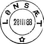 1889 KONGSVOLD Innsendt 28.01.1924 LØNSET LØNSÆT poståpneri, i Opdal prestegjeld, kom i virksomhet fra 1.1.1865. Både i 1894 og 1896 var det spørsmål og snakk om å flytte poståpneriet.