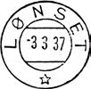 Postkontor C fra 01.01.1977. Postkontoret 7342 LØNSET ble lagt ned fra 125264 Lønset PiB ved Lønset Handel fra 01.10.2002 til 01.01.2006 Stempel nr. 1 Type: IIL Utsendt 06.04.1888 LØNSÆT Innsendt 23.