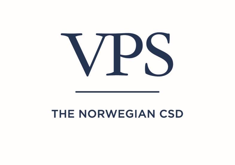 VPS Etablert i 1985 ved lov ifm overgang fra fysiske aksjebrev til elektronisk registrering Eneste CSD i Norge (Central Securities Depository VPS tilbyr elektronisk registrering av alle hovedtyper