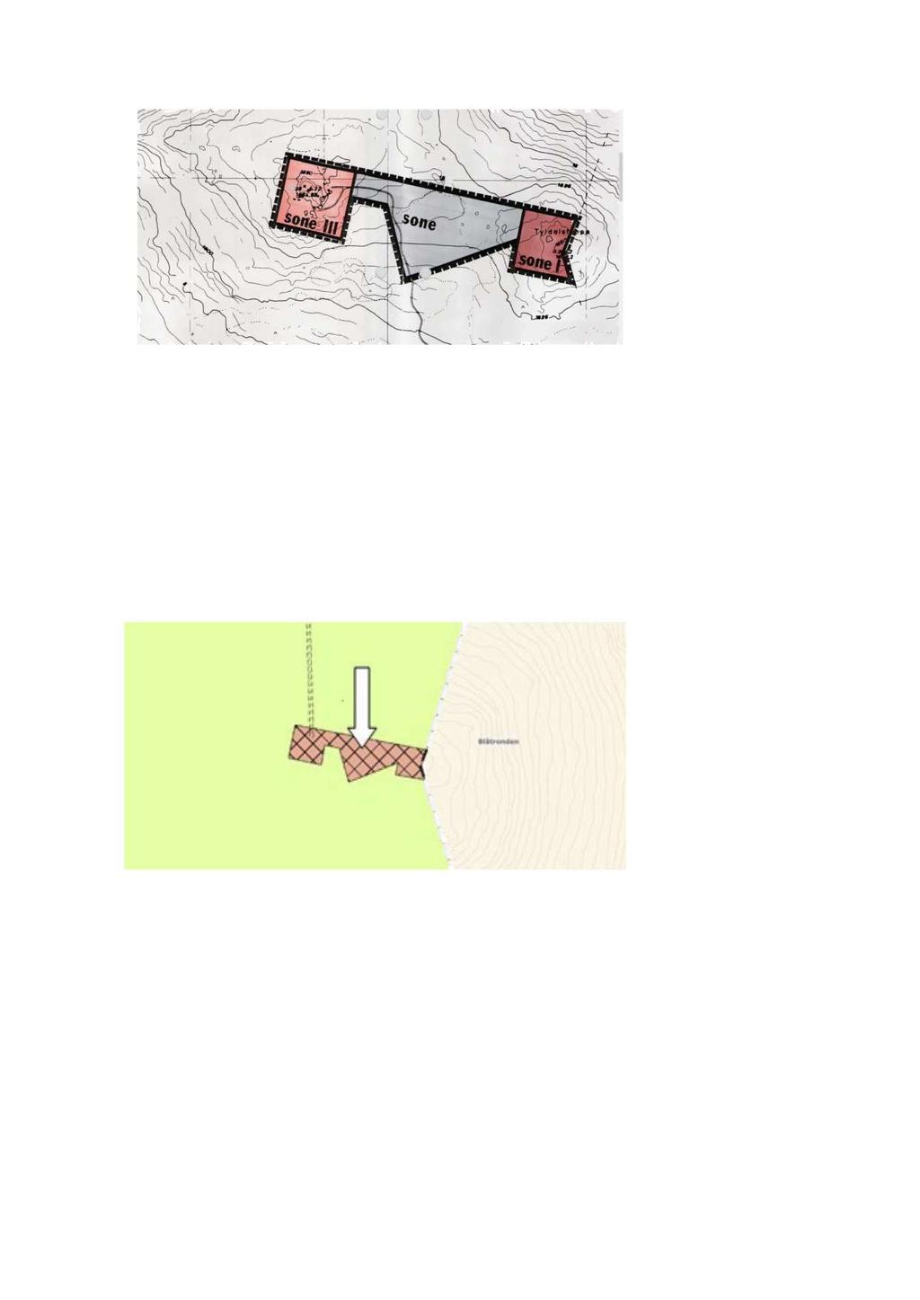 Fig. 1. Trontoppen, Plan - ID R11, vedtatt 25.06.1998 Reguleringsplanen for Trontoppen omfatter området mellom toppen av Tronfjellet og Tylldalstoppen.