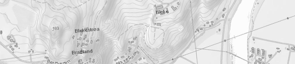 Flomvurdering av Gimsøya 16 av 40 5. HYDRAULISKE BEREGNINGER 5.1 Topografiske data Datagrunnlaget for terrengmodellen er basert på høydedata lastet ned fra hoydedata.