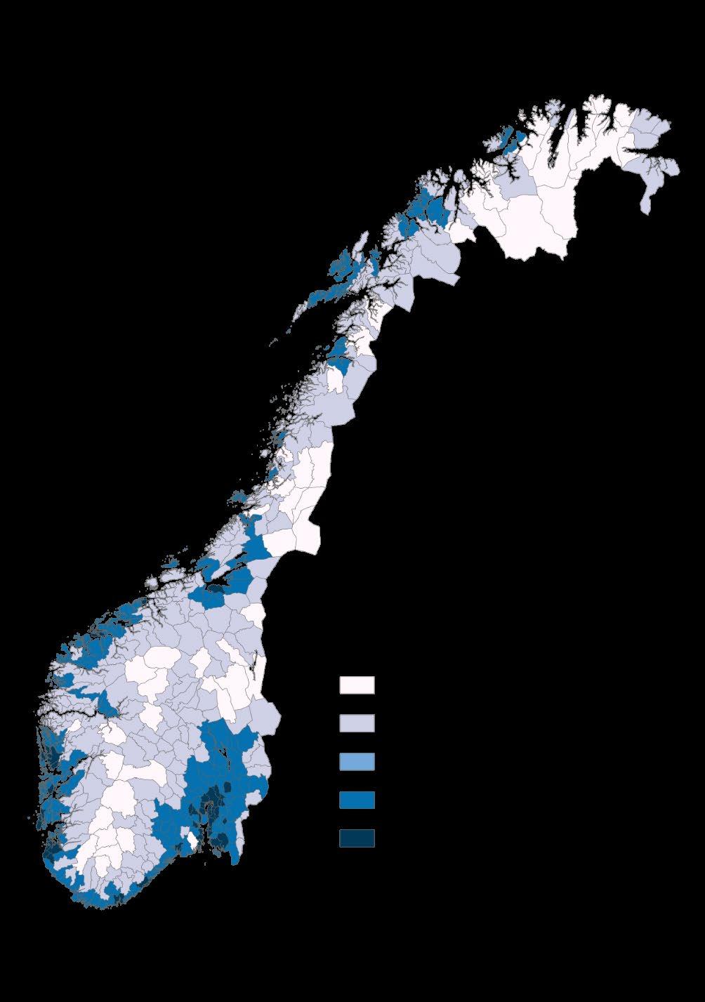 Verdens beste mobilnett NKOM dekningsundersøkelse: 97 % av norske husstander har innendørs 4Gdekning, og over 99 % har utendørs dekning Telenor oppgir å ha over 78 % 4G flatedekning per 2018 NRK TV