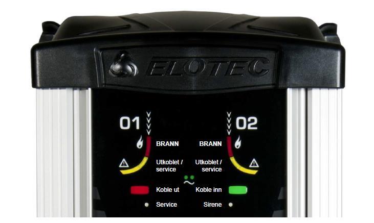 Brannalarm vedlegg 1: ELOTEC BRUKERVEILEDNING Brukerveiledning - Elotec Aspect 2010 Dokumentet dekker Aspect-varianter tilknyttet brannalarmsentral Indikasjoner Grønne Power-LED på:.