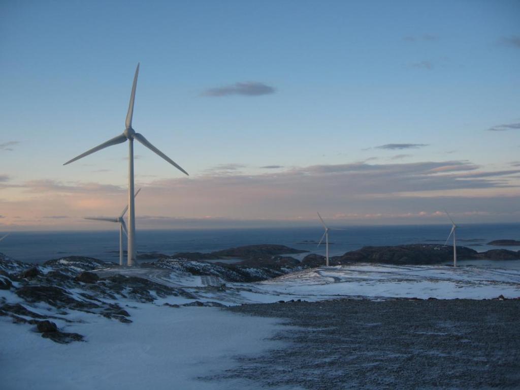 Zephyr AS Dalsbotnfjellet vindkraftverk Foto:NVE Samfunnsmessige konsekvenser RAPPORT 11.10.
