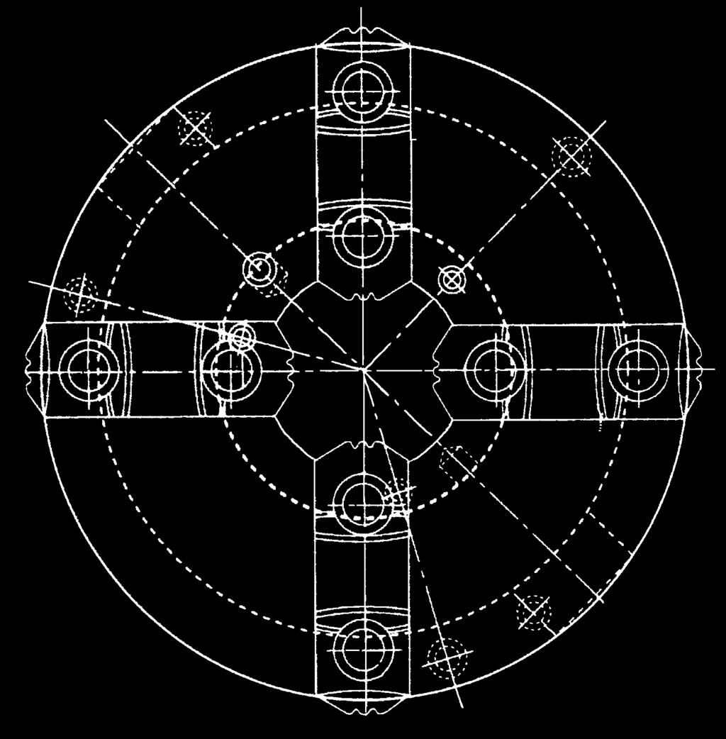 4 Jaw Self Centering Chucks SPECIFICATIONS D d1 d2