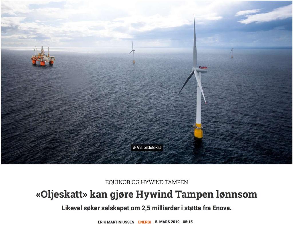 HYWIND TAMPEN FORSYNE GULLFAKS, SNORRE M.FL.