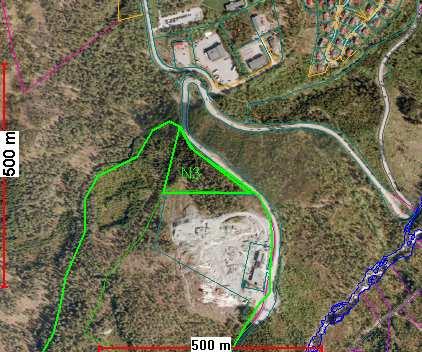 N3 5..2 Siv ark Kjartan Myklebust 62/ Halbrend : 2 daa Næring Eigar av gbnr. 62/ A. Bruland ynskjer å legge til rette eit næringsareal på Reset, som vist på vedlagt kart.