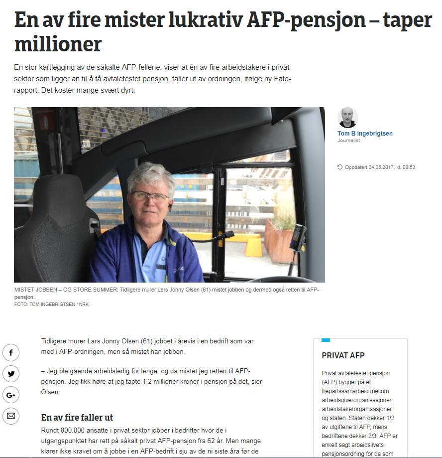 Og ny AFP?