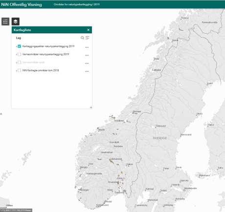 Arealer for naturtypekartlegging Fylkesmennene melder inn områder med stor aktivitet og utbyggingspress der man kan forvente å finne