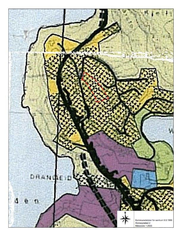 h) vesentlige interesser som berøres av planinitiativet Planinitiativet vurderes å være i henhold til overordnet arealplan.