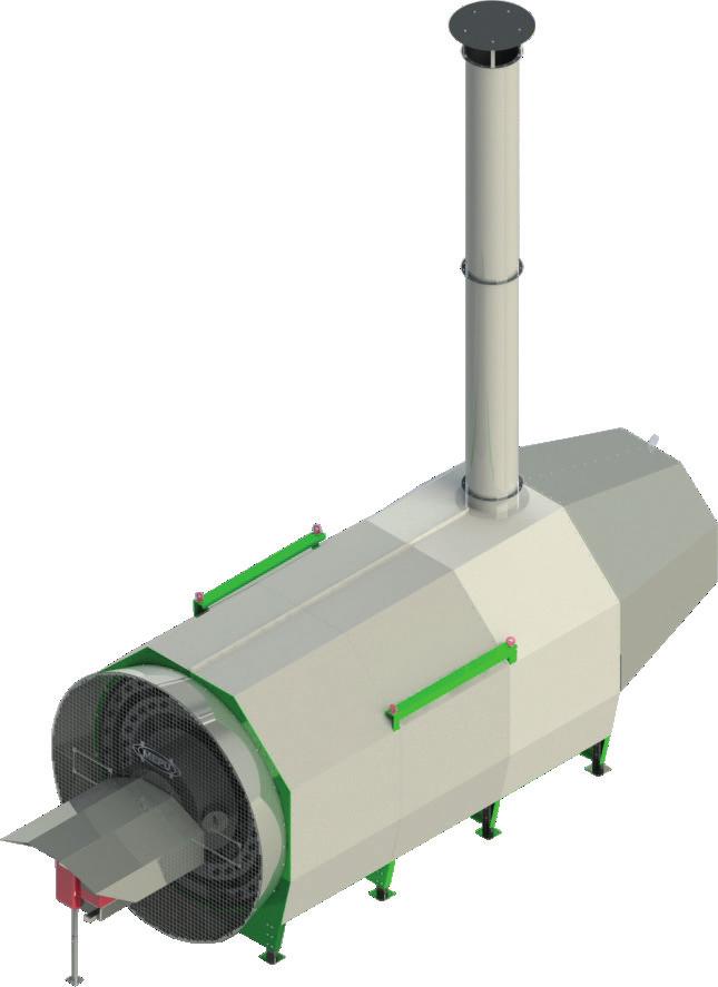 varme med olje, gass eller bioenergi. Brennkammerene og varmevekslerene er produsert i varmebestandigt og rustfritt stål.