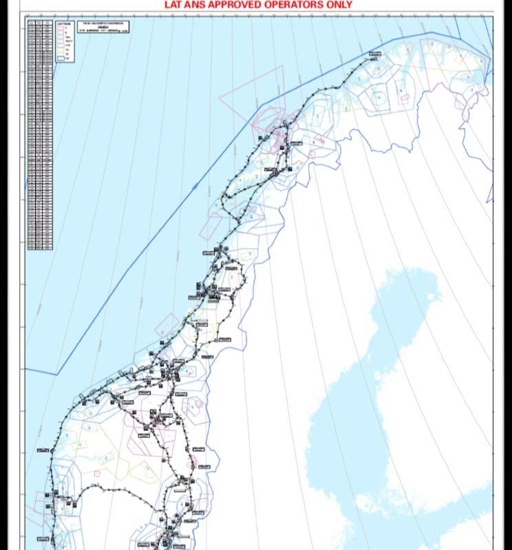 Digitalt rutenett for HKP EILAT Low level IFR / (Digital E6) tatt i bruk i nov/des.