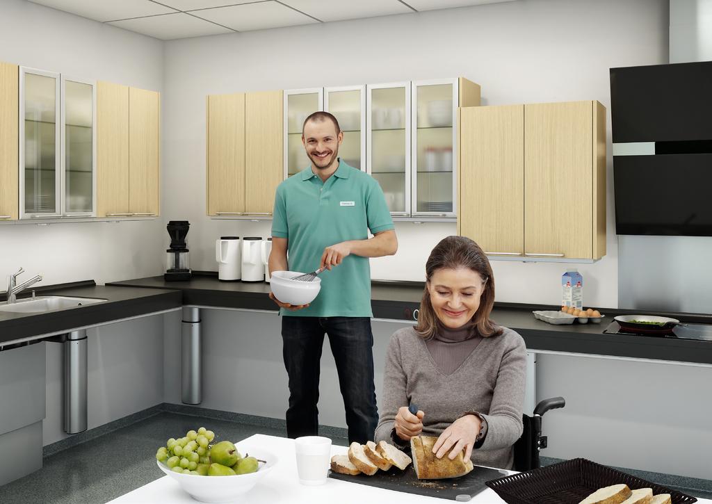 Det fleksible kjøkken Uansett om kjøkkenet er nytt eller et man har hatt glede av i flere år, krever det få endringer for å gjøre det fleksibelt og tilgengelig for alle.