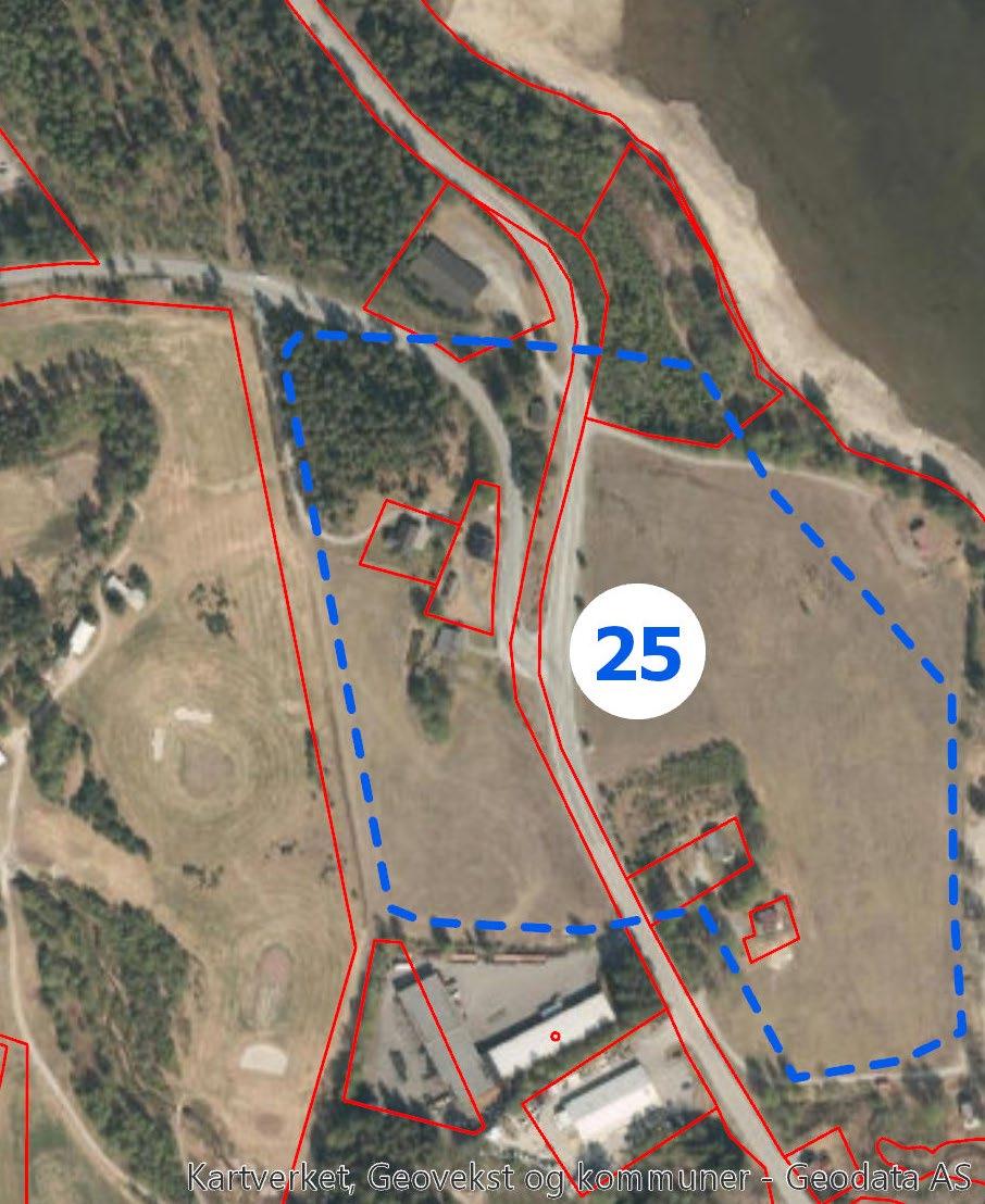 3.15 «Golf Course Zone» Arealinnspill 25 Dagens arealbruk LNF Gjeldende formål Kommuneplanen LNF Gjeldende KDP Reguleringsplan