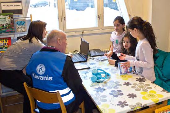 For en tid tilbake holdt biblioteksjef Vibeke Skybakmoen et kåseri for Kiwanis Club Elverum om biblioteket og det som skjer der.