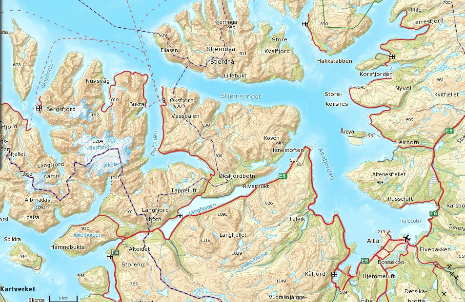 3 INNLEDNING Det foreligger planer om å etablere et settefiskanlegg på Sandbakken i Nuvsfjord, Loppa kommune.