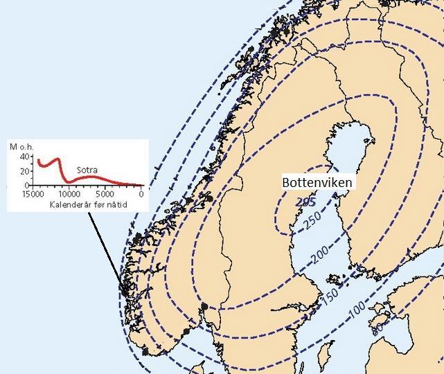 delen av Folgefonna var isolert fra det skandinaviske isdekket allerede sent i allerød og hele yngre dryas, og at de undersøkte endemorenene er dannet av botnbreer.