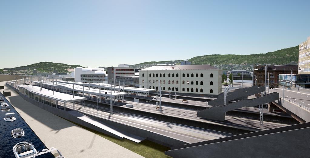 Prosjekt Drammen Kobbervikdalen Hovedfakta Tid: 2019-2025 Planfase: Byggestart / investeringsbeslutning 12 km dobbeltspor fra Drammen til